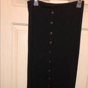 Fashion Nova Black maxi skirt